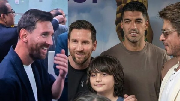 लियोनेल मेसी का GOAT इंडिया टूर 2025- शाहरुख खान से मुलाकात